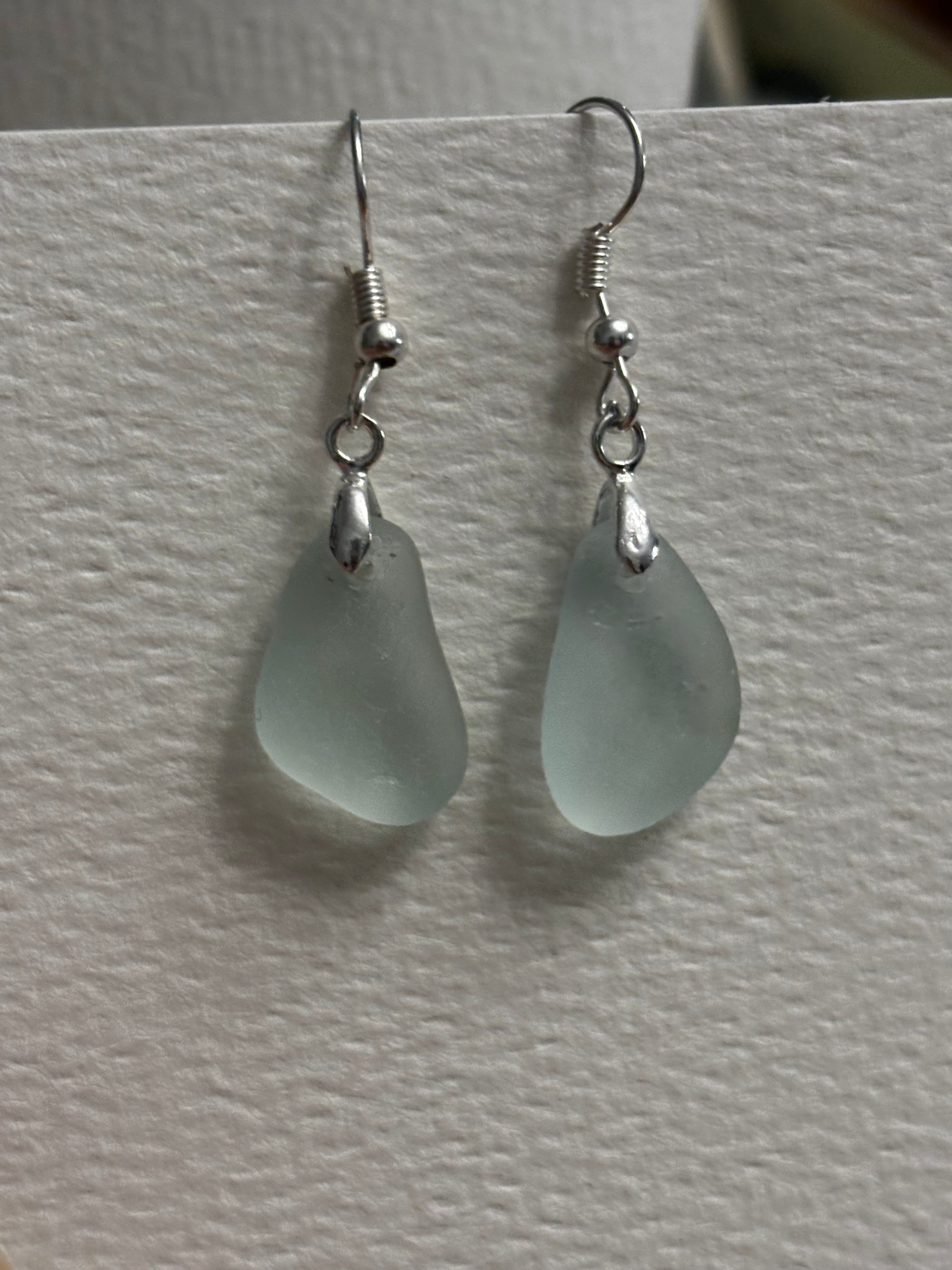 seaham seaglass earrings