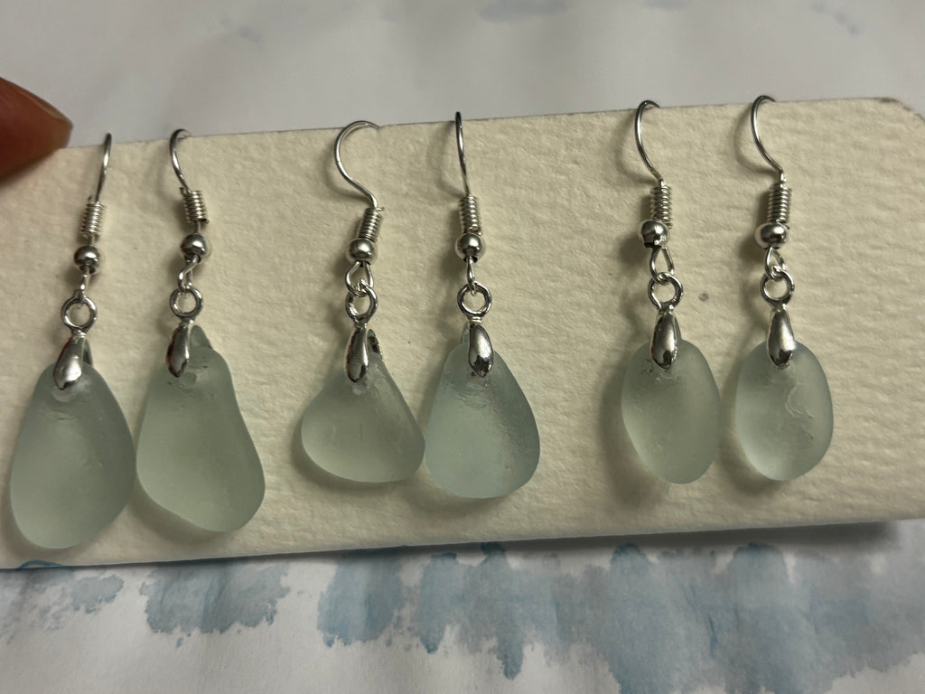 seaham seaglass earrings