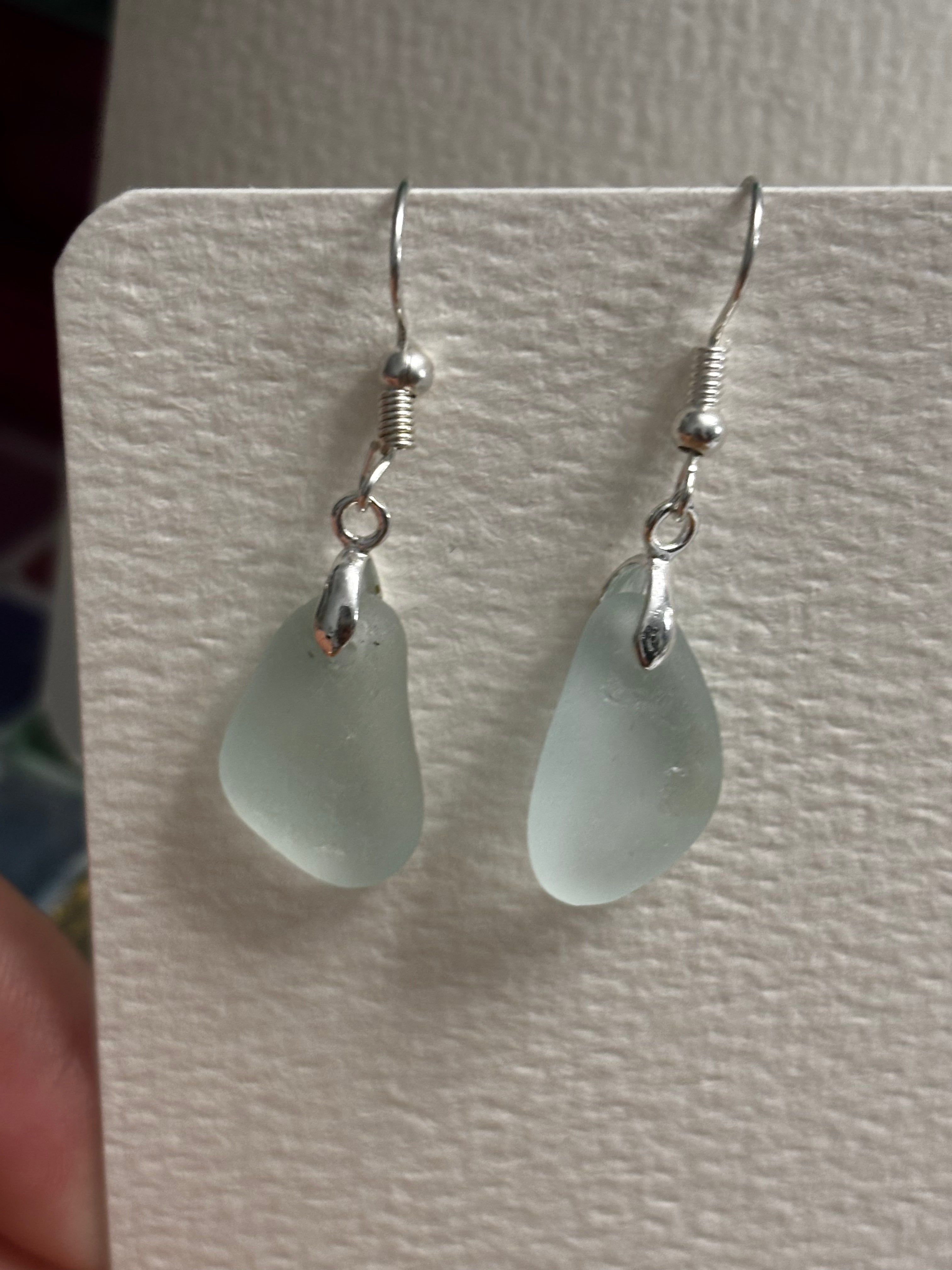 seaham seaglass earrings