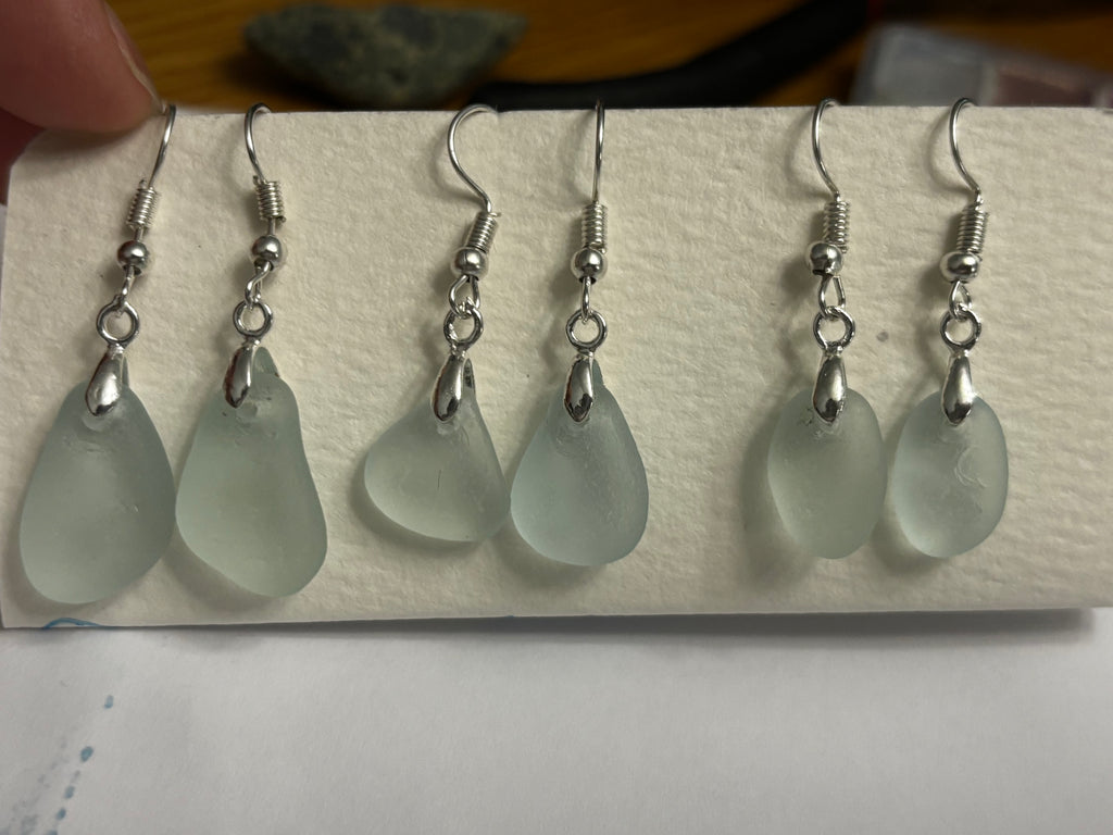 seaham seaglass earrings