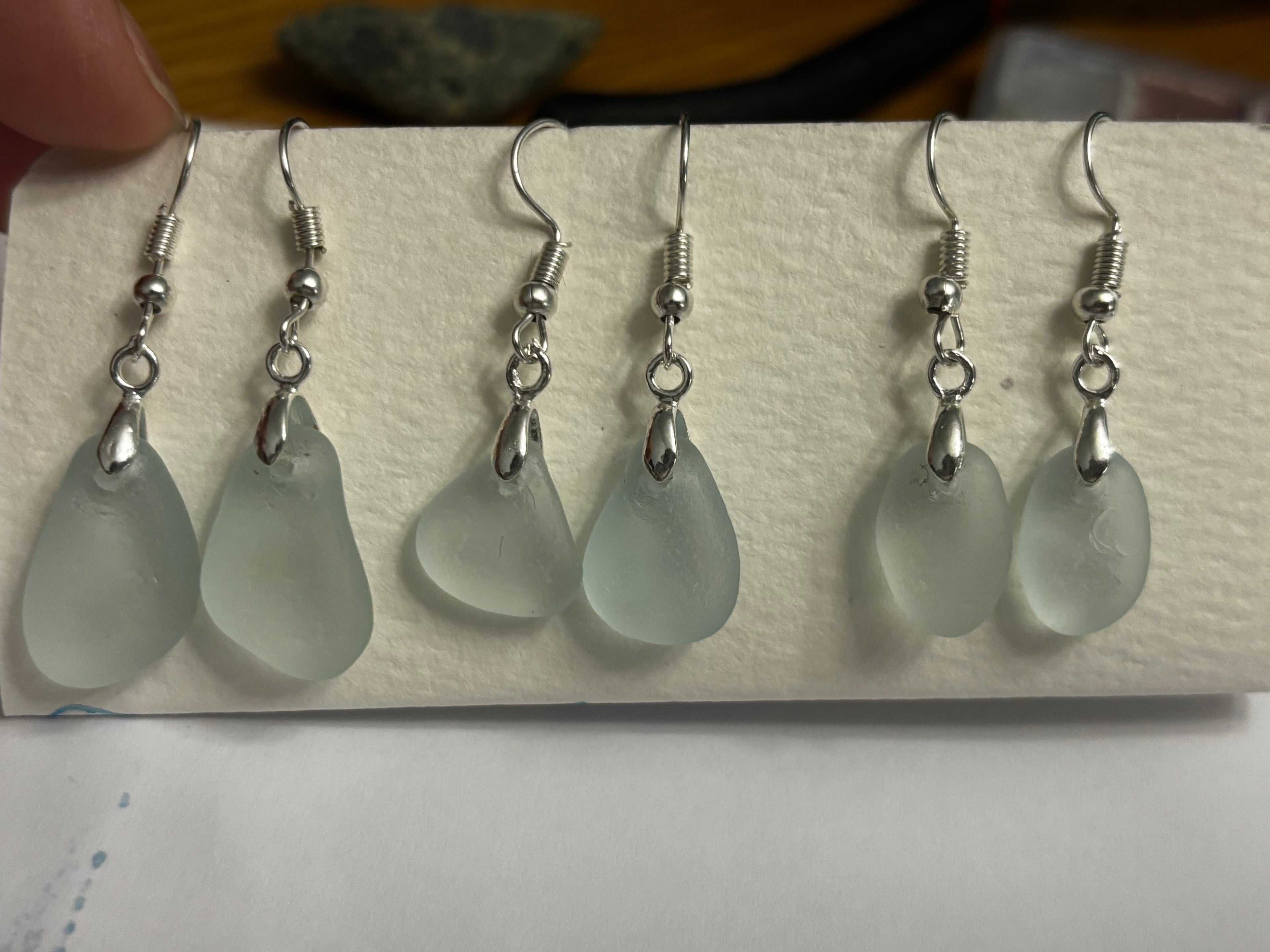 seaham seaglass earrings