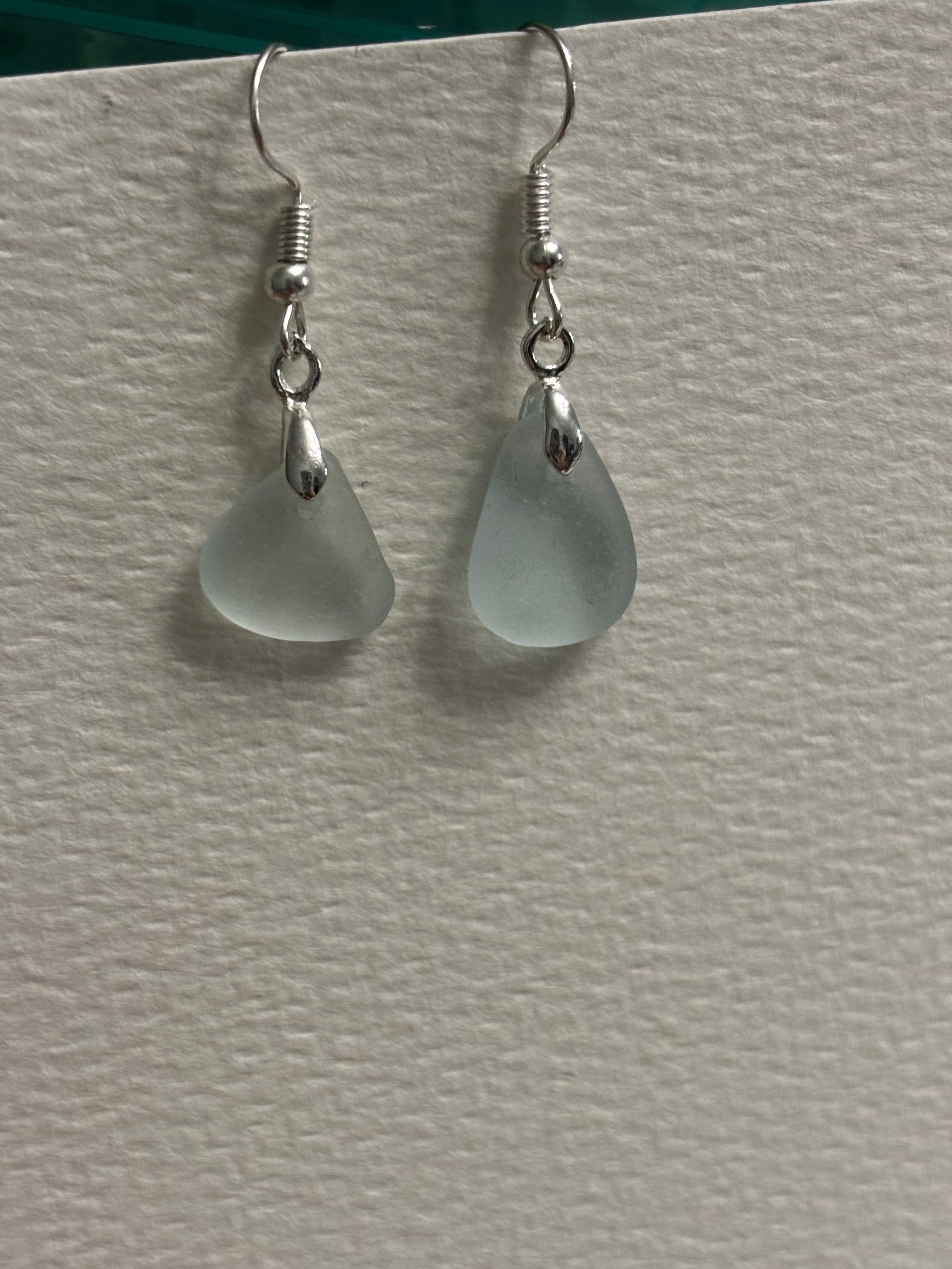 seaham seaglass earrings