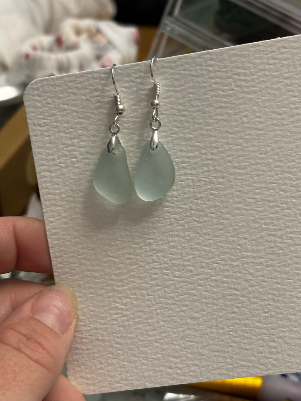seaham seaglass earrings