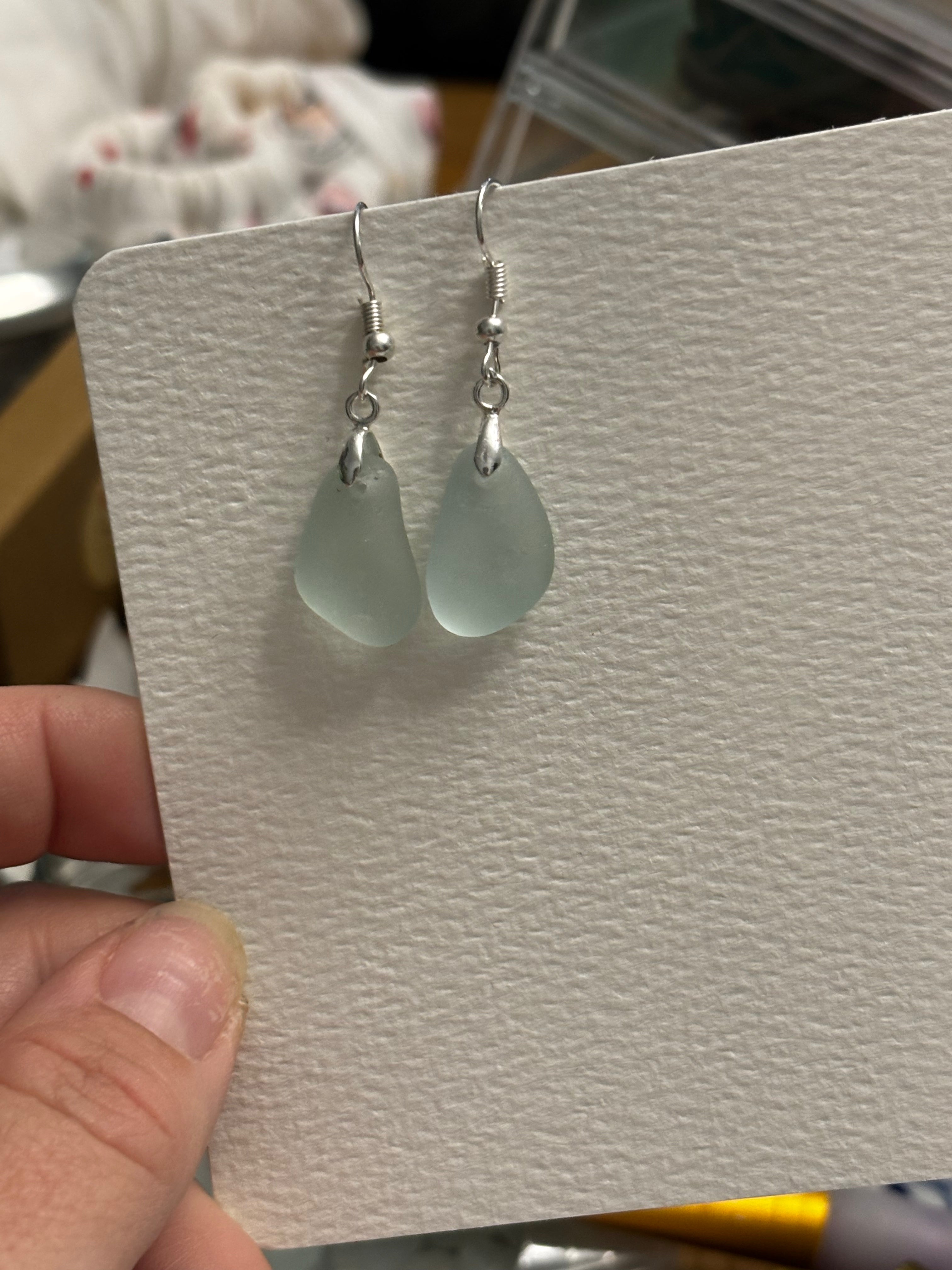 seaham seaglass earrings